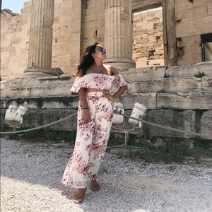 Windsor. Two piece crop top set!